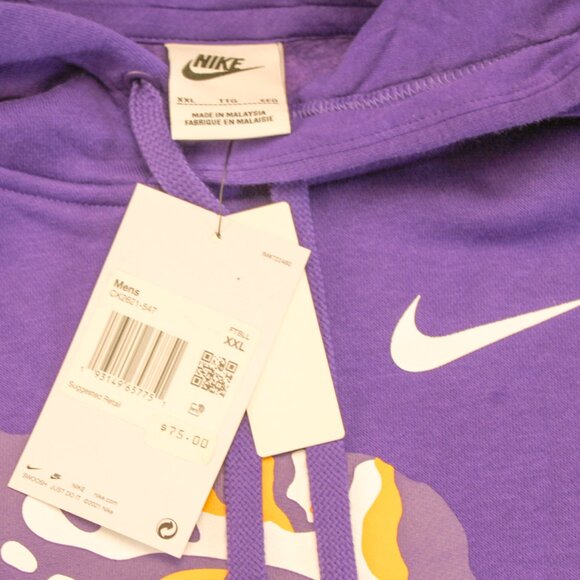 LSU Tigers Long Sleeve Pullover Hoodie Men's Size XXL - Picture 7 of 13